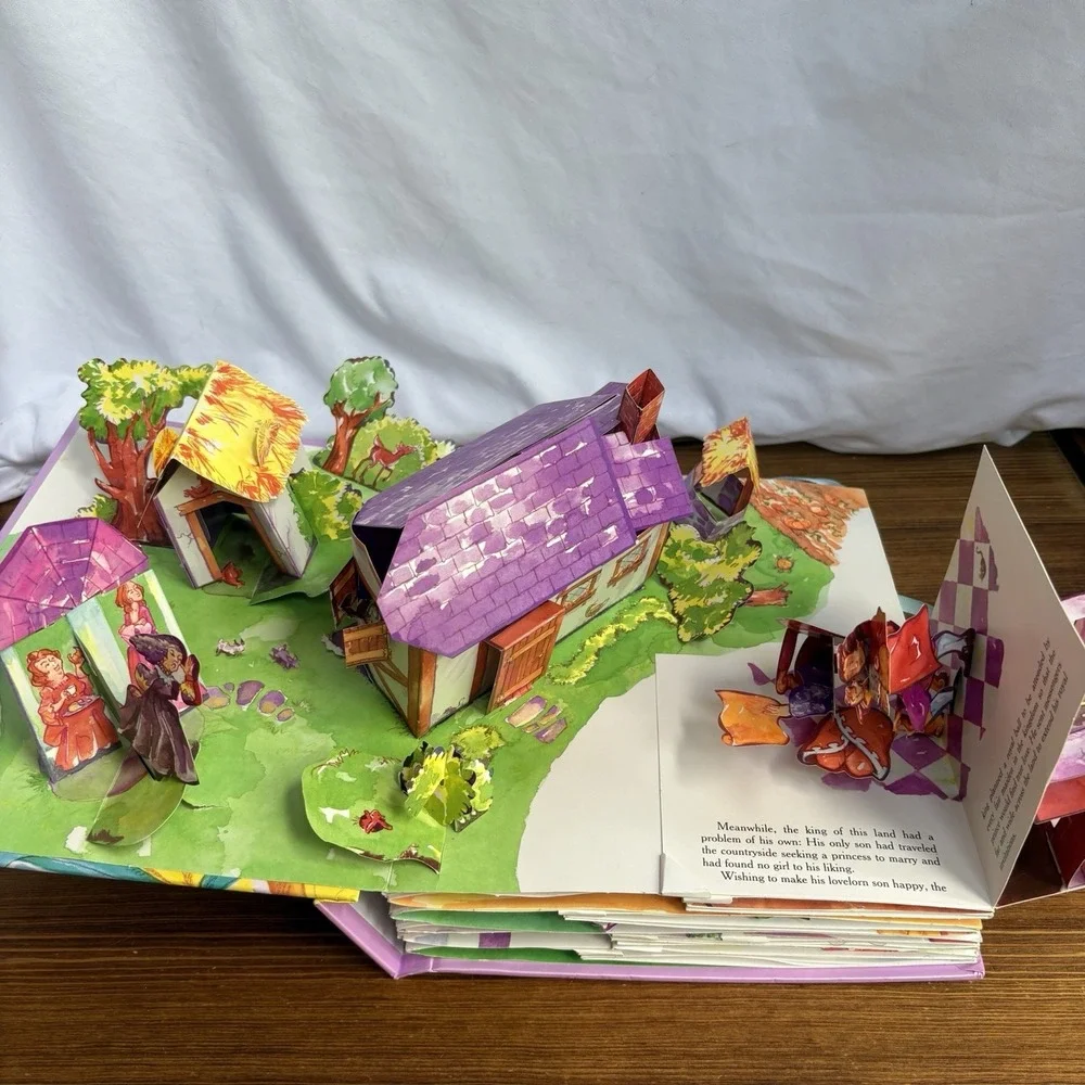 Matthew Reinhart Cinderella Pop-Up Fairy Tale Hardcover Interactive Story Book